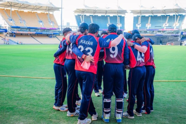 विश्वकप क्रिकेट अभ्यासः सन्दीपको पहिलो ओभरमै नेपाललाई विकेट